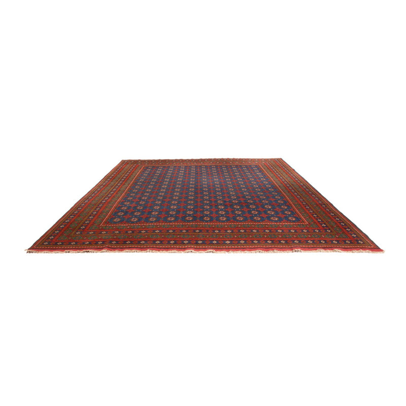 Alfombra afgana - Filpa - 394 x 303 cm - azul