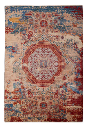 Alfombra de diseño - 306 x 208 cm - multicolor