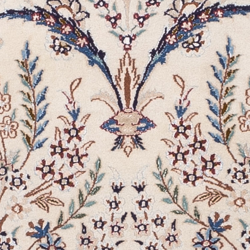 Alfombra de pasillo Alfombra persa - Nain - 226 x 59 cm - crema