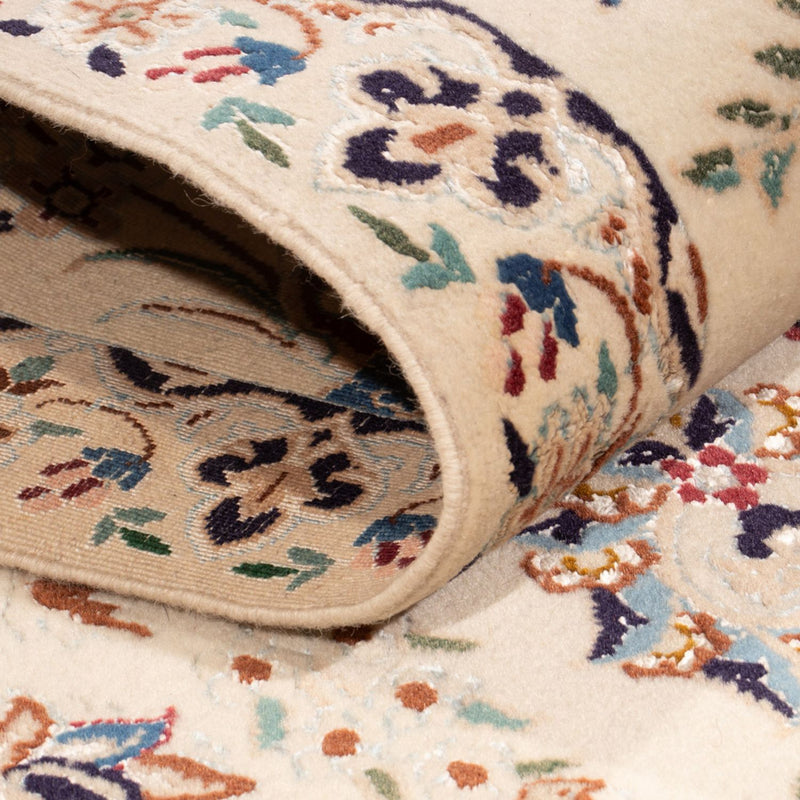 Alfombra de pasillo Alfombra persa - Nain - 226 x 59 cm - crema