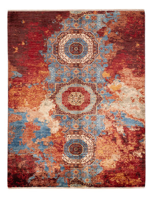 Alfombra de diseño - 198 x 153 cm - multicolor