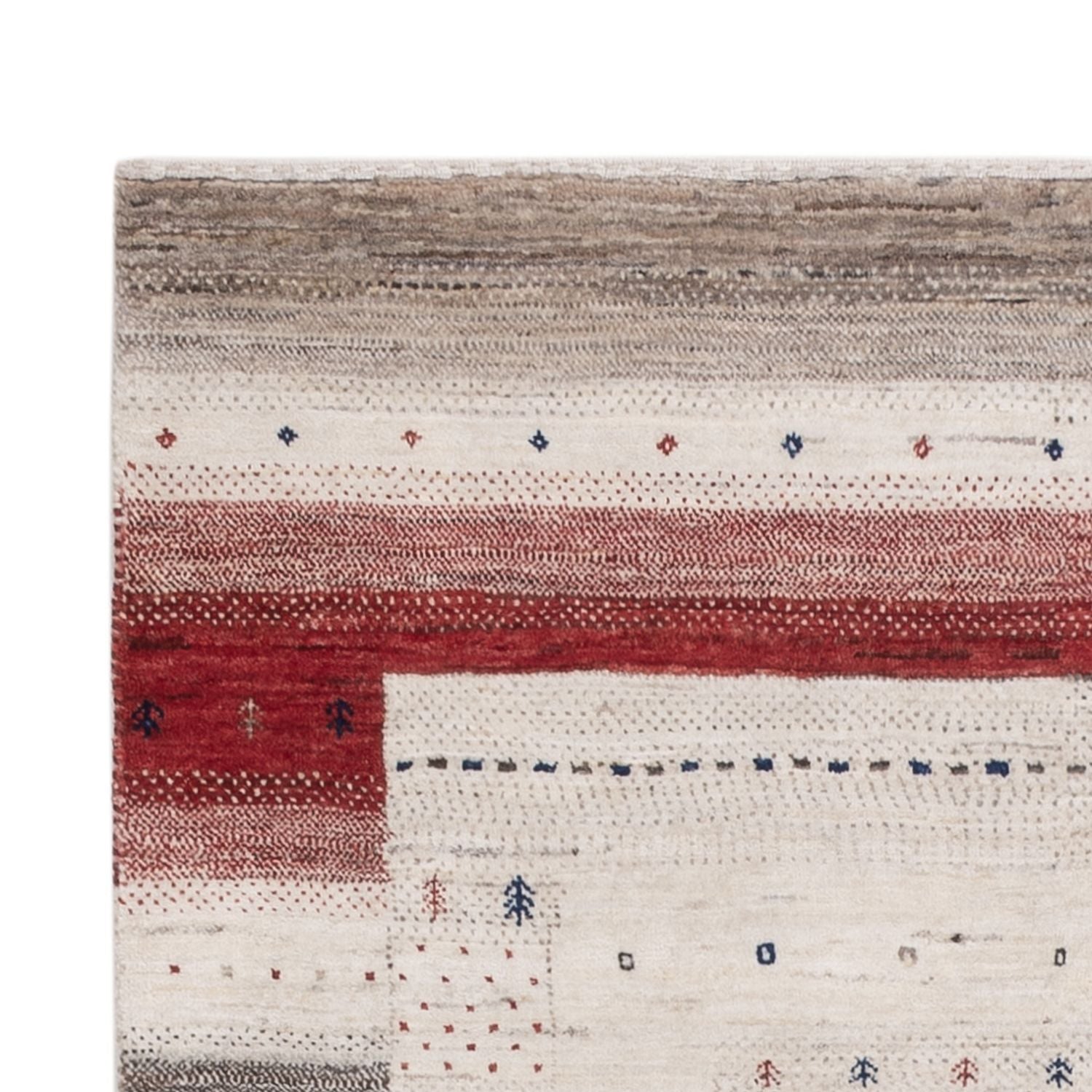 Alfombra Gabbeh - Loribaft Indus - 184 x 124 cm - multicolor