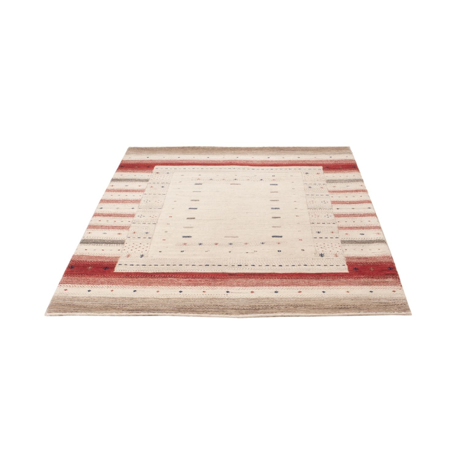 Alfombra Gabbeh - Loribaft Indus - 184 x 124 cm - multicolor