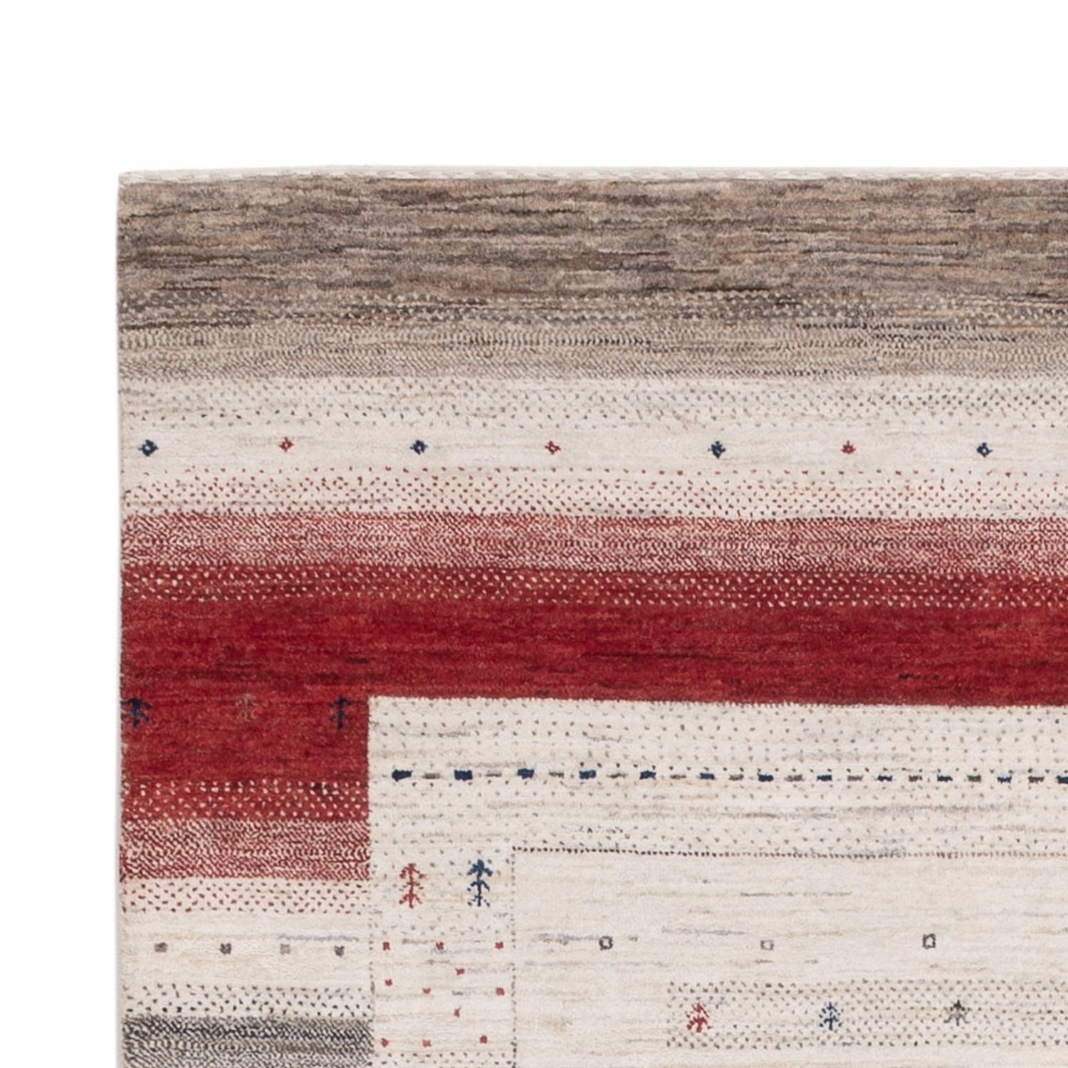 Alfombra Gabbeh - Loribaft Indus - 207 x 153 cm - multicolor