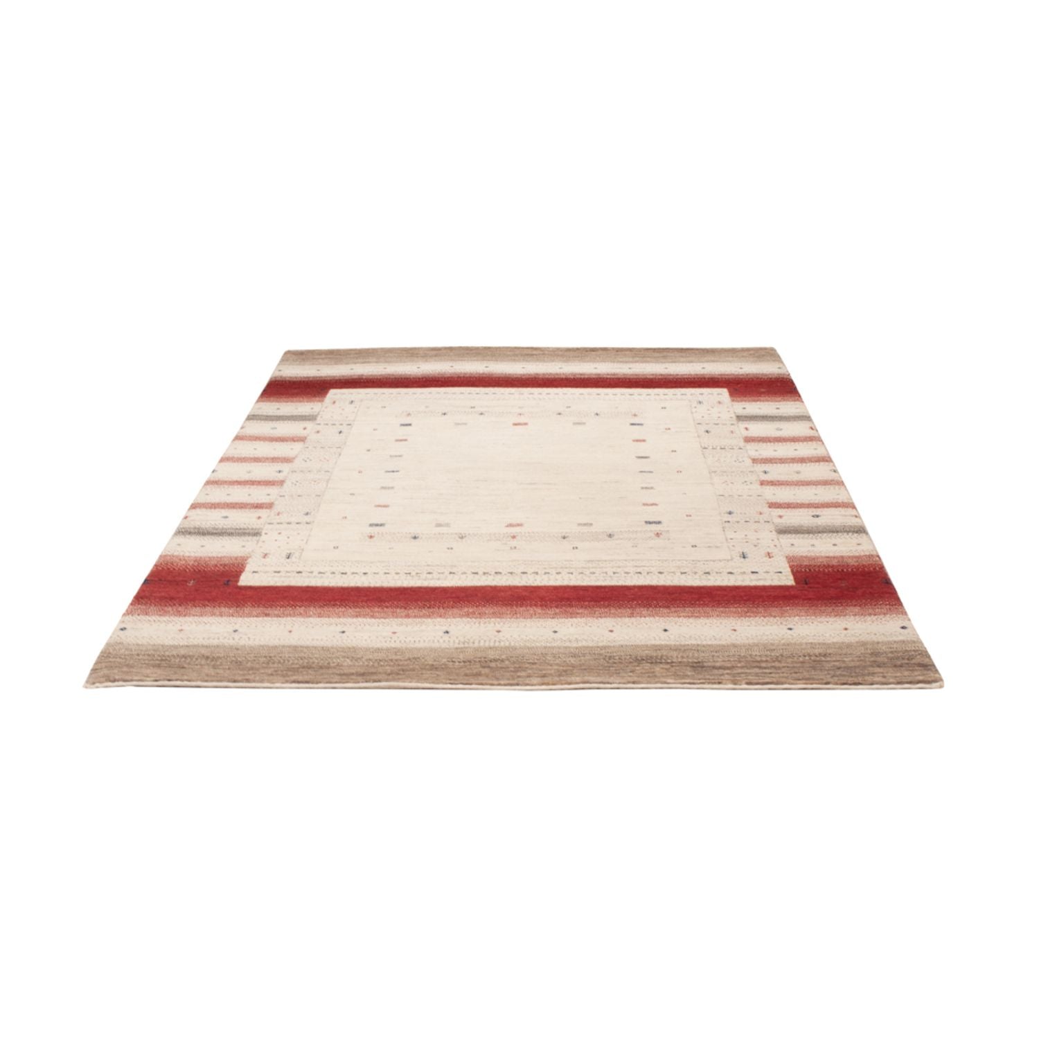 Alfombra Gabbeh - Loribaft Indus - 207 x 153 cm - multicolor