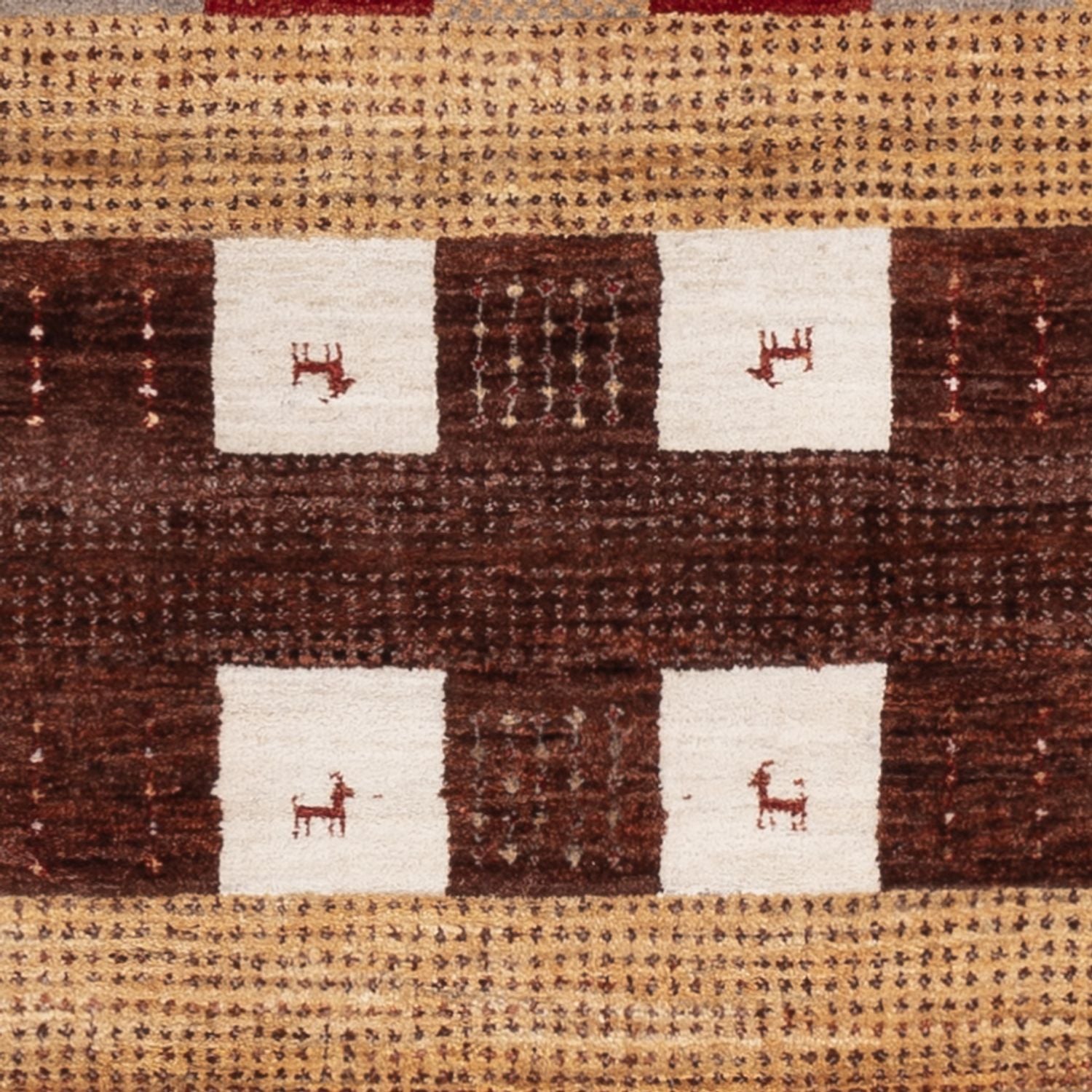 Alfombra Gabbeh - Loribaft Indus - 204 x 143 cm - multicolor