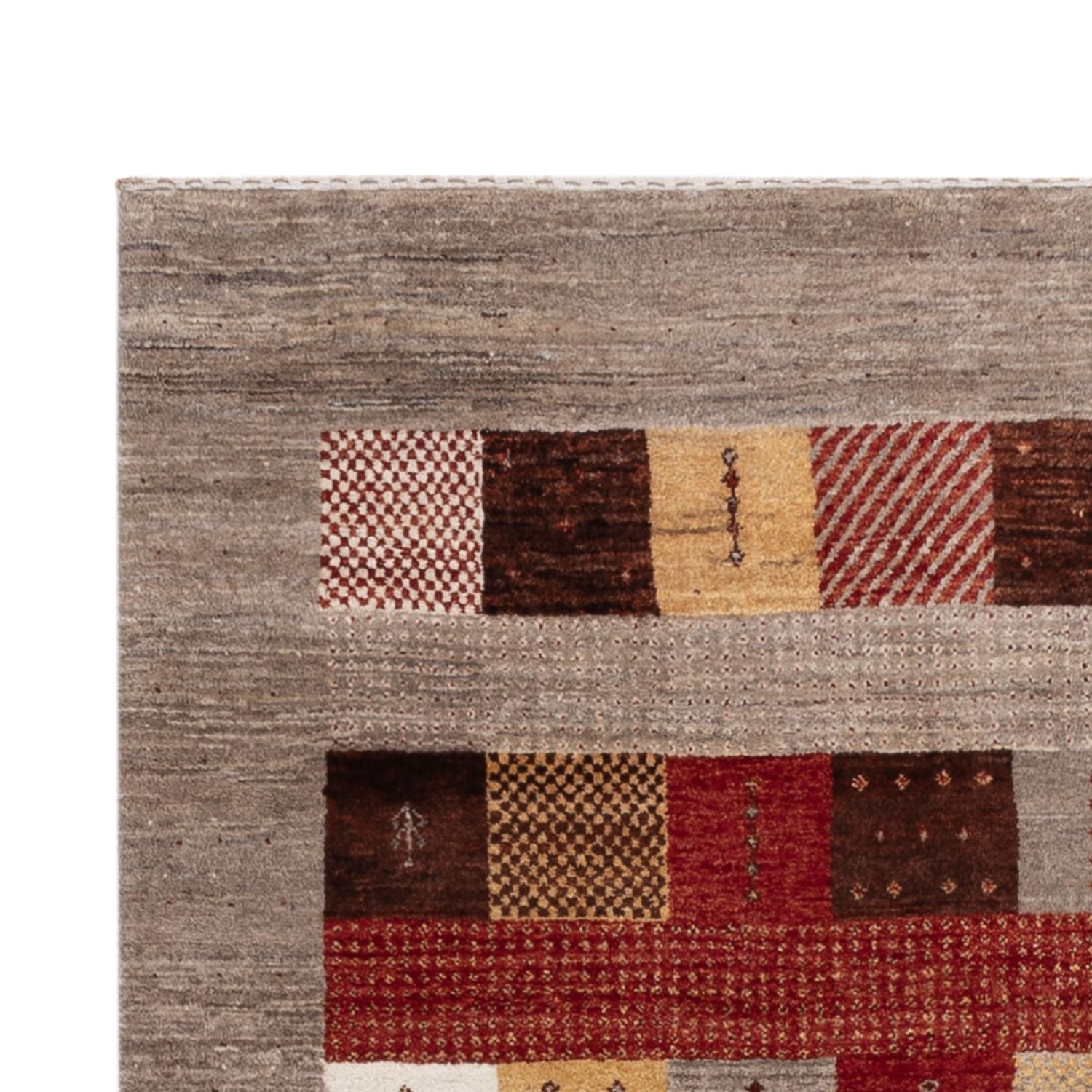 Alfombra Gabbeh - Loribaft Indus - 204 x 143 cm - multicolor