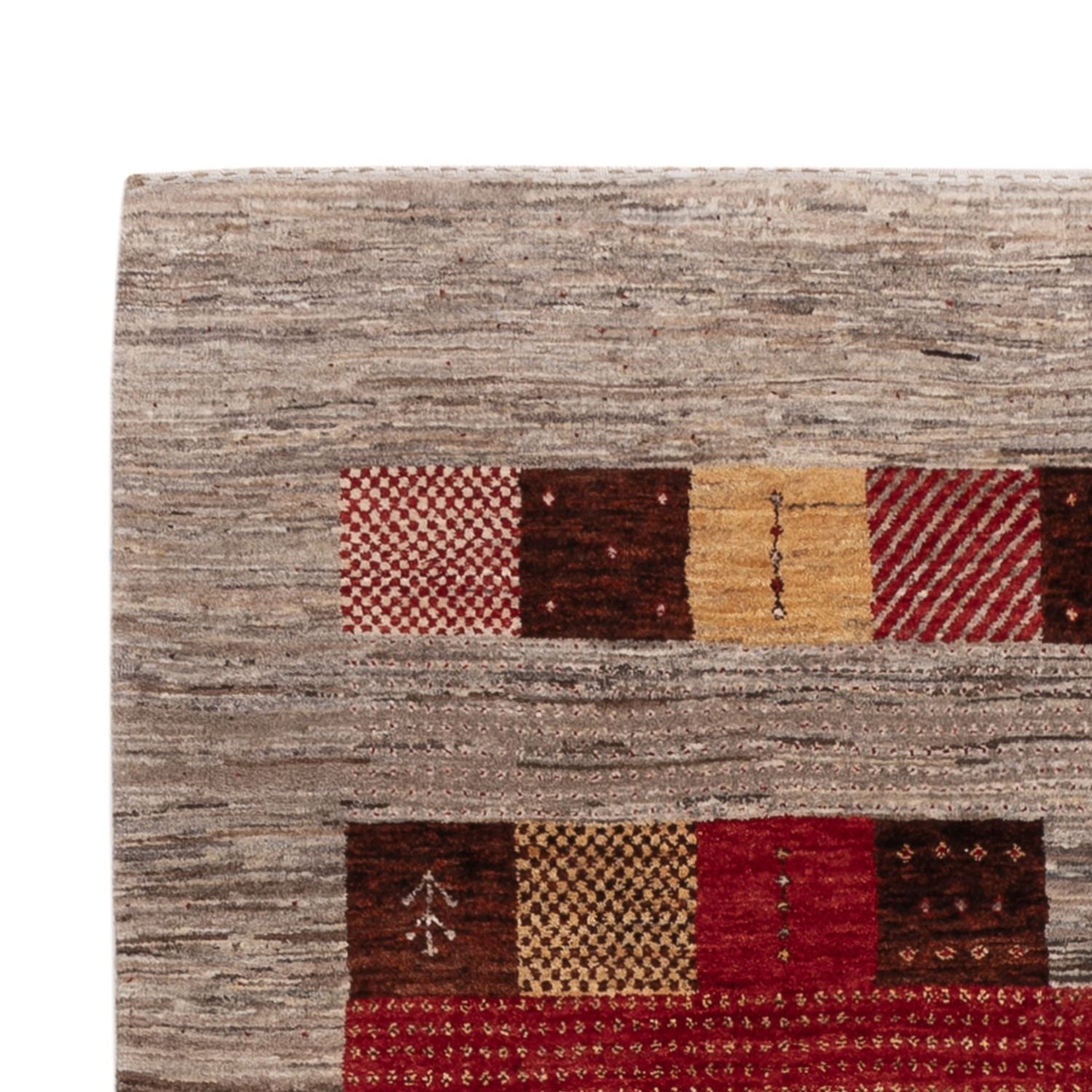 Alfombra Gabbeh - Loribaft Indus - 209 x 152 cm - multicolor