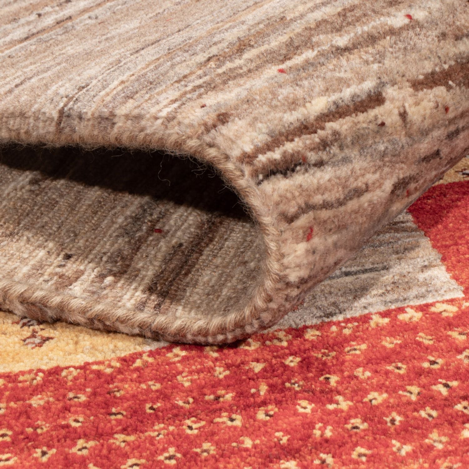Alfombra Gabbeh - Loribaft Indus - 209 x 152 cm - multicolor
