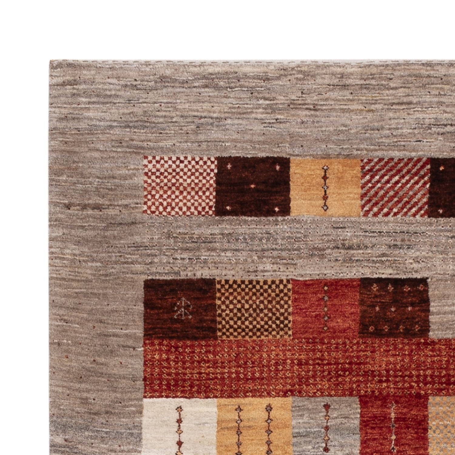 Alfombra Gabbeh - Loribaft Indus - 205 x 150 cm - multicolor