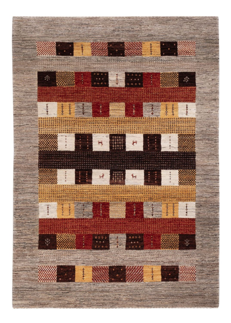 Alfombra Gabbeh - Loribaft Indus - 205 x 144 cm - multicolor