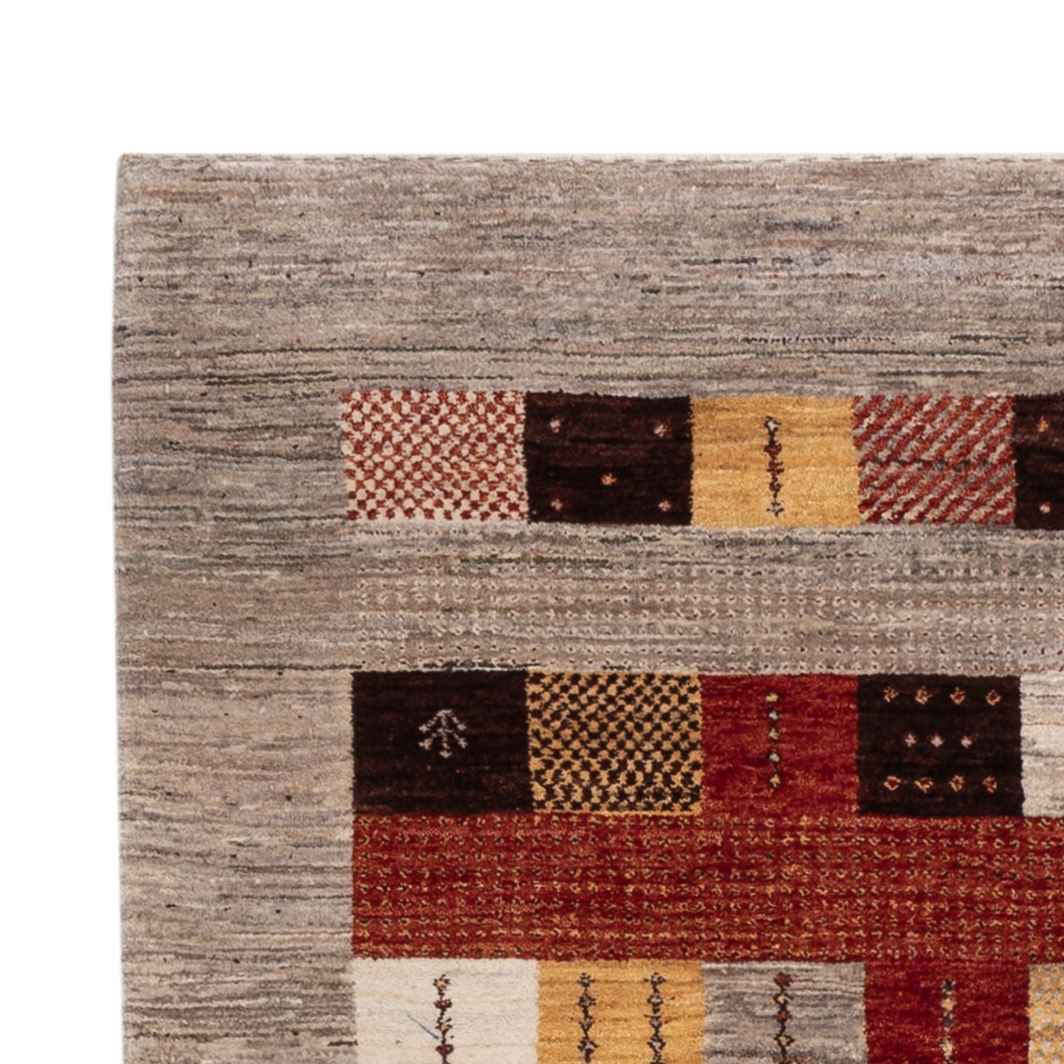 Alfombra Gabbeh - Loribaft Indus - 205 x 144 cm - multicolor