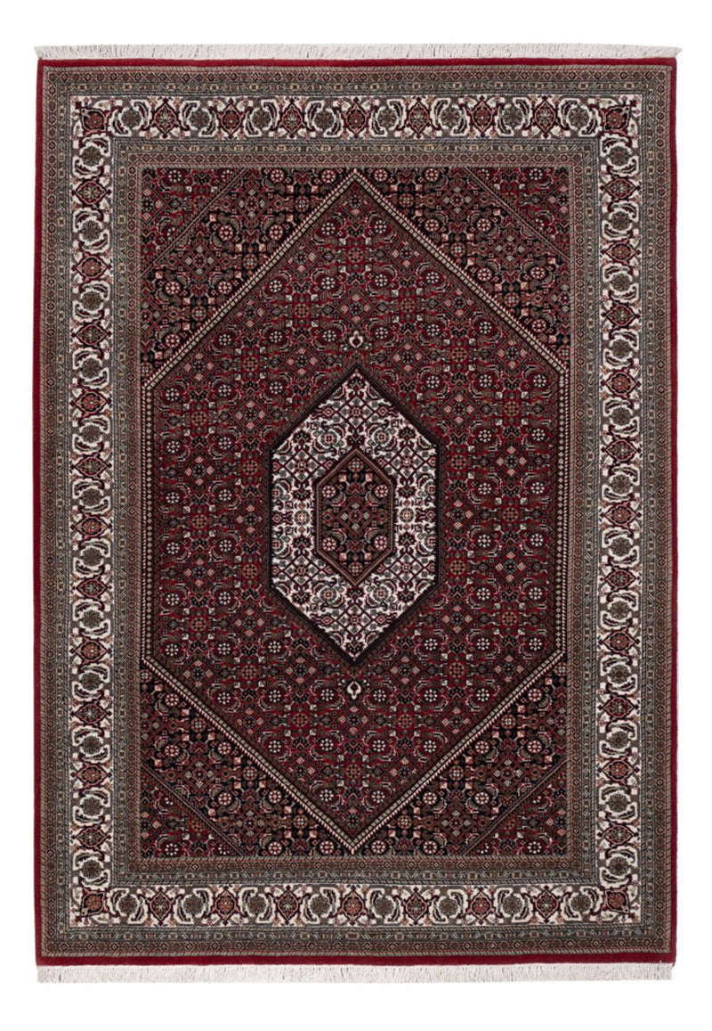 Alfombra oriental - Bidjar - Indus - 202 x 138 cm - marrón oscuro