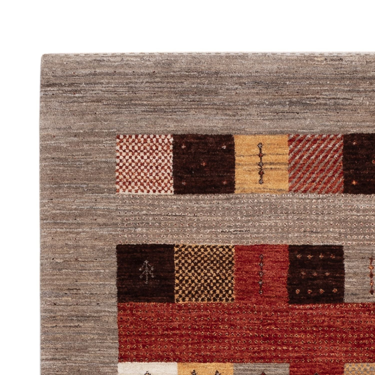 Alfombra Gabbeh - Loribaft Indus - 216 x 147 cm - multicolor