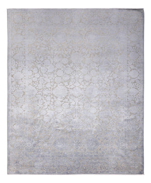 Alfombra de diseño - 295 x 246 cm - plata