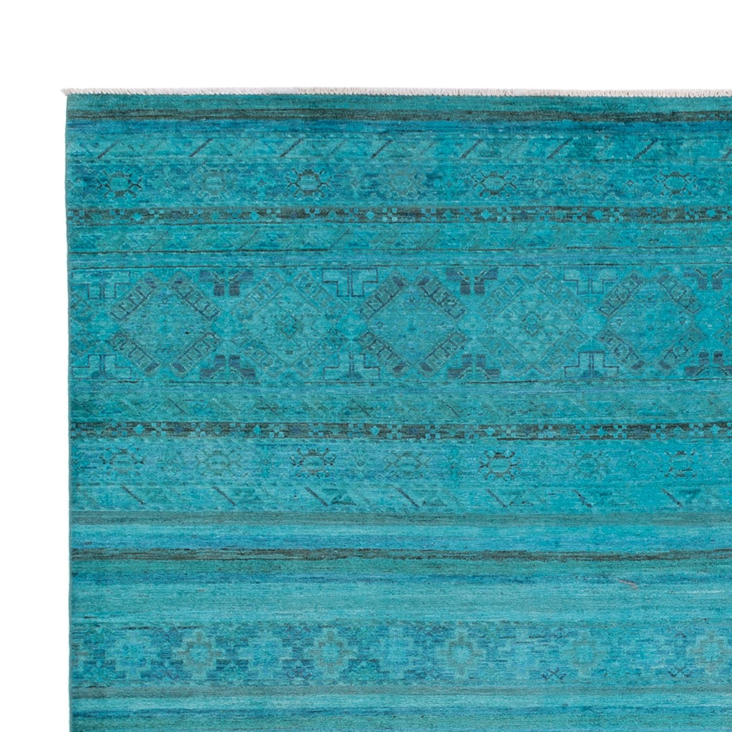 Alfombra de diseño - 294 x 248 cm - turquesa