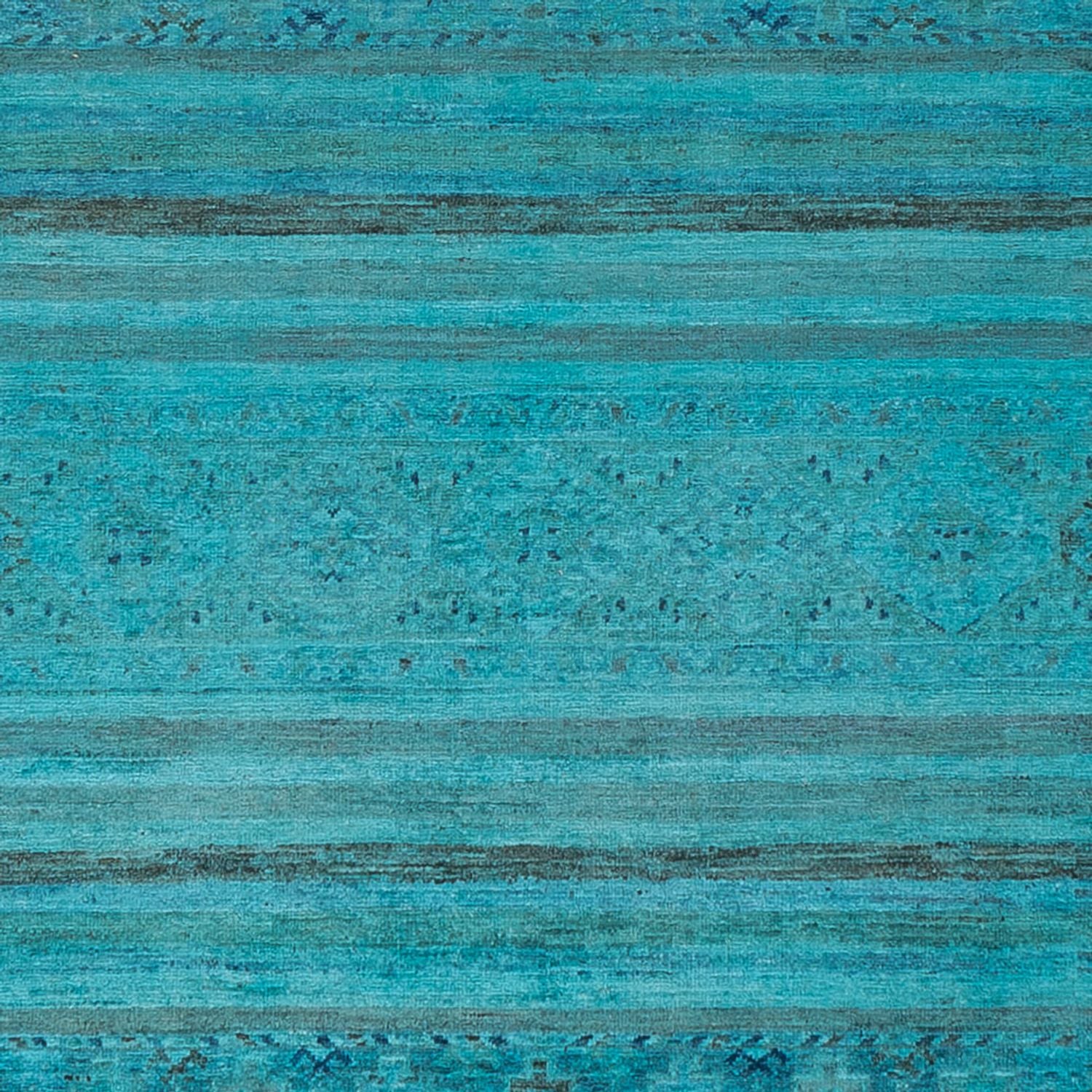 Alfombra de diseño - 300 x 247 cm - turquesa