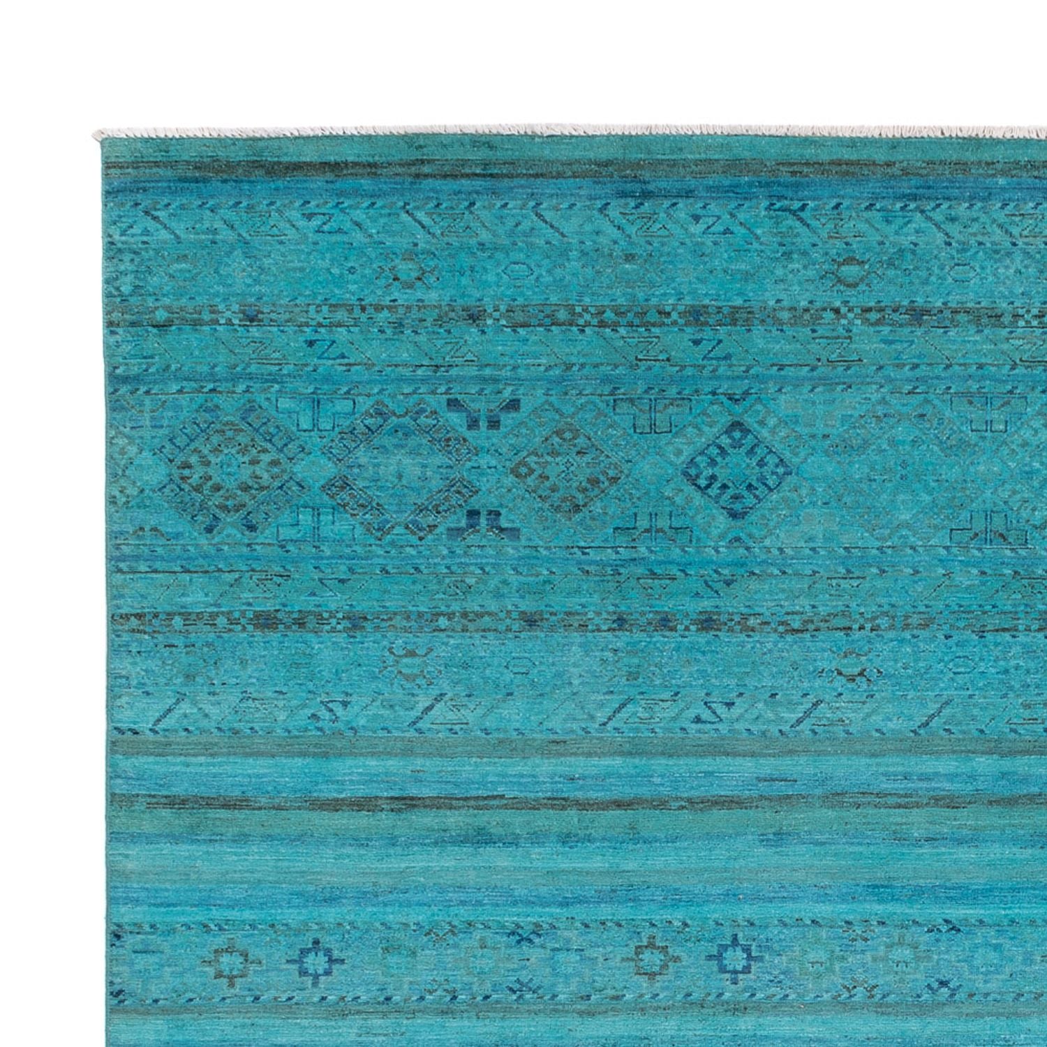 Alfombra de diseño - 300 x 247 cm - turquesa