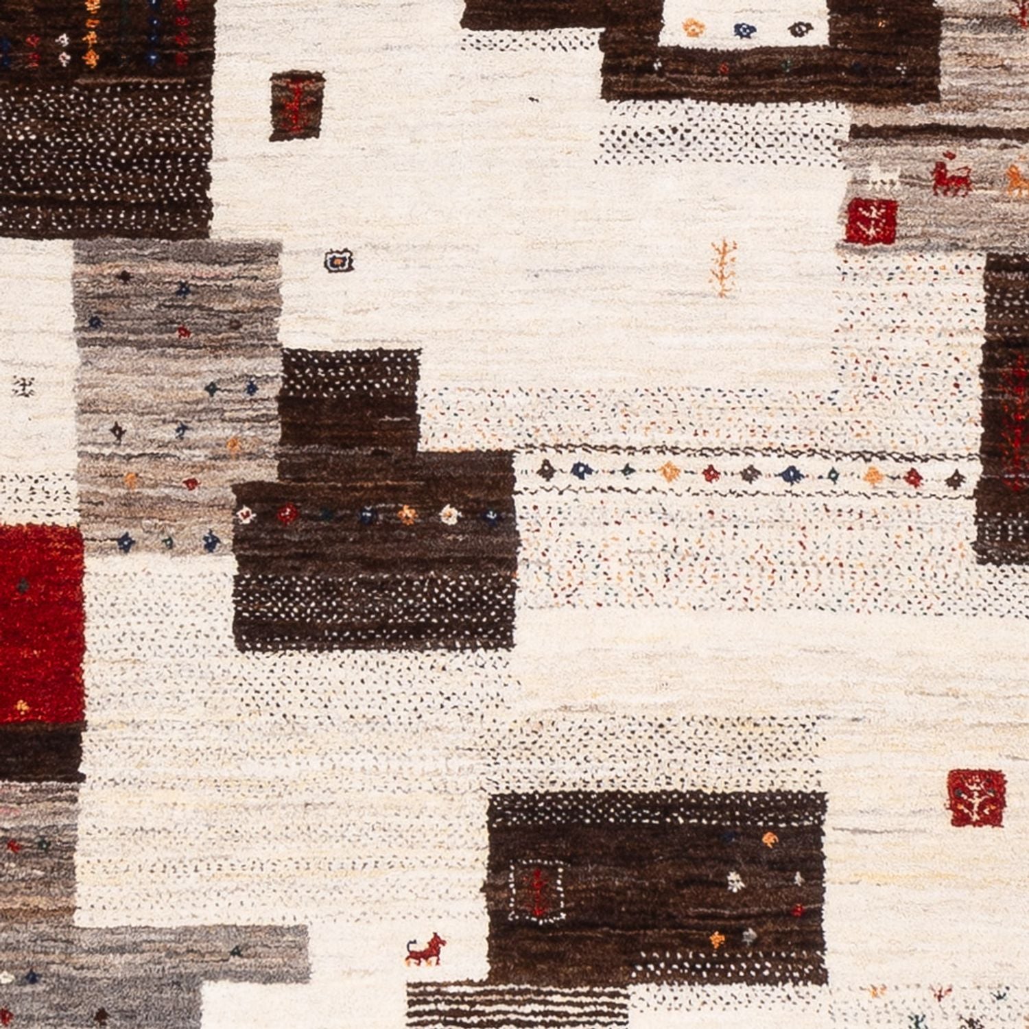 Alfombra Gabbeh - Loribaft Indus - 299 x 244 cm - multicolor