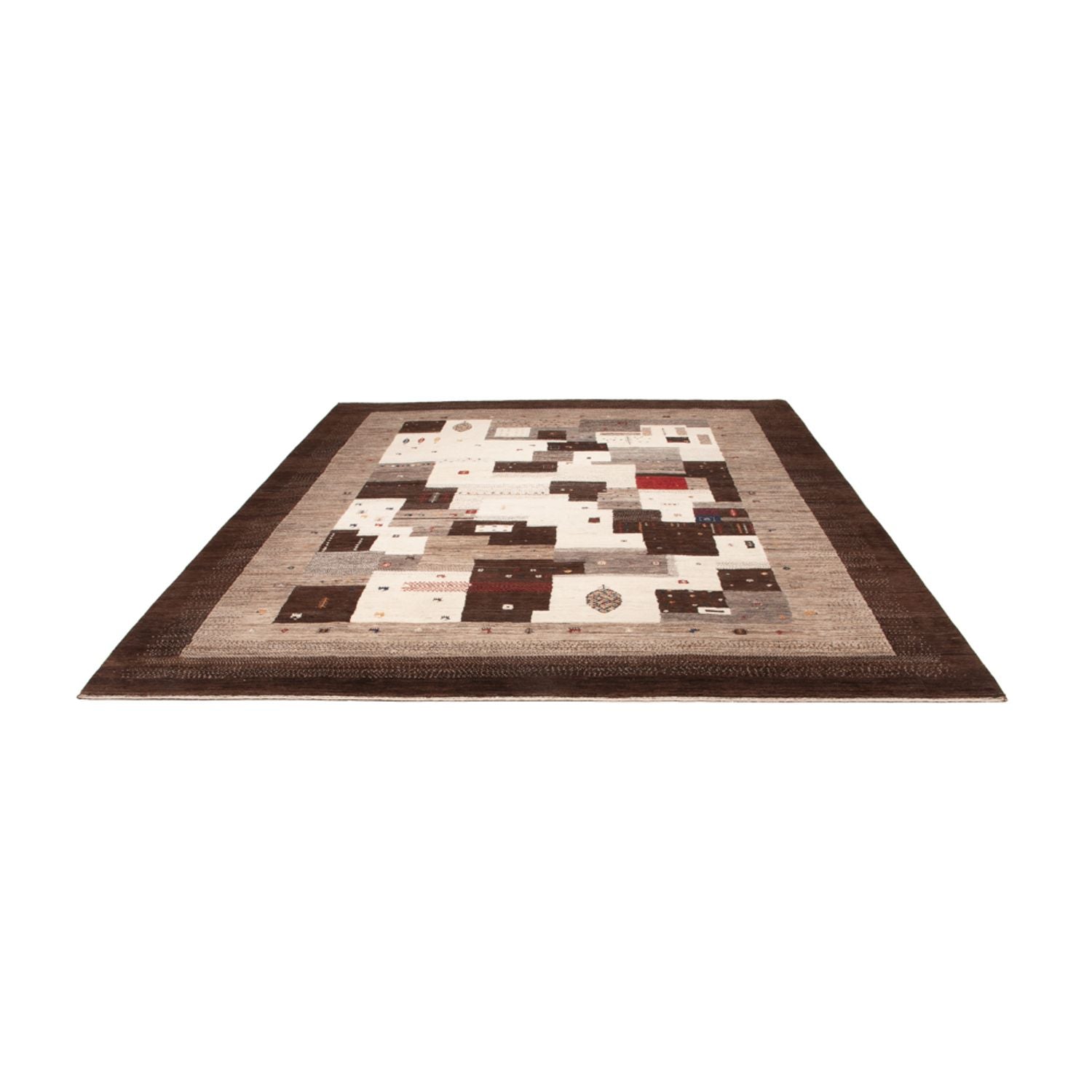 Alfombra Gabbeh - Loribaft Indus - 299 x 244 cm - multicolor