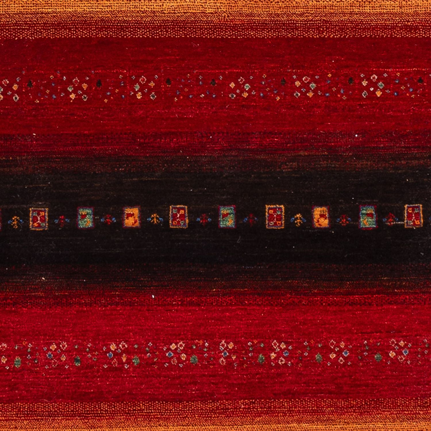 Alfombra Gabbeh - Loribaft Indus - 304 x 257 cm - multicolor