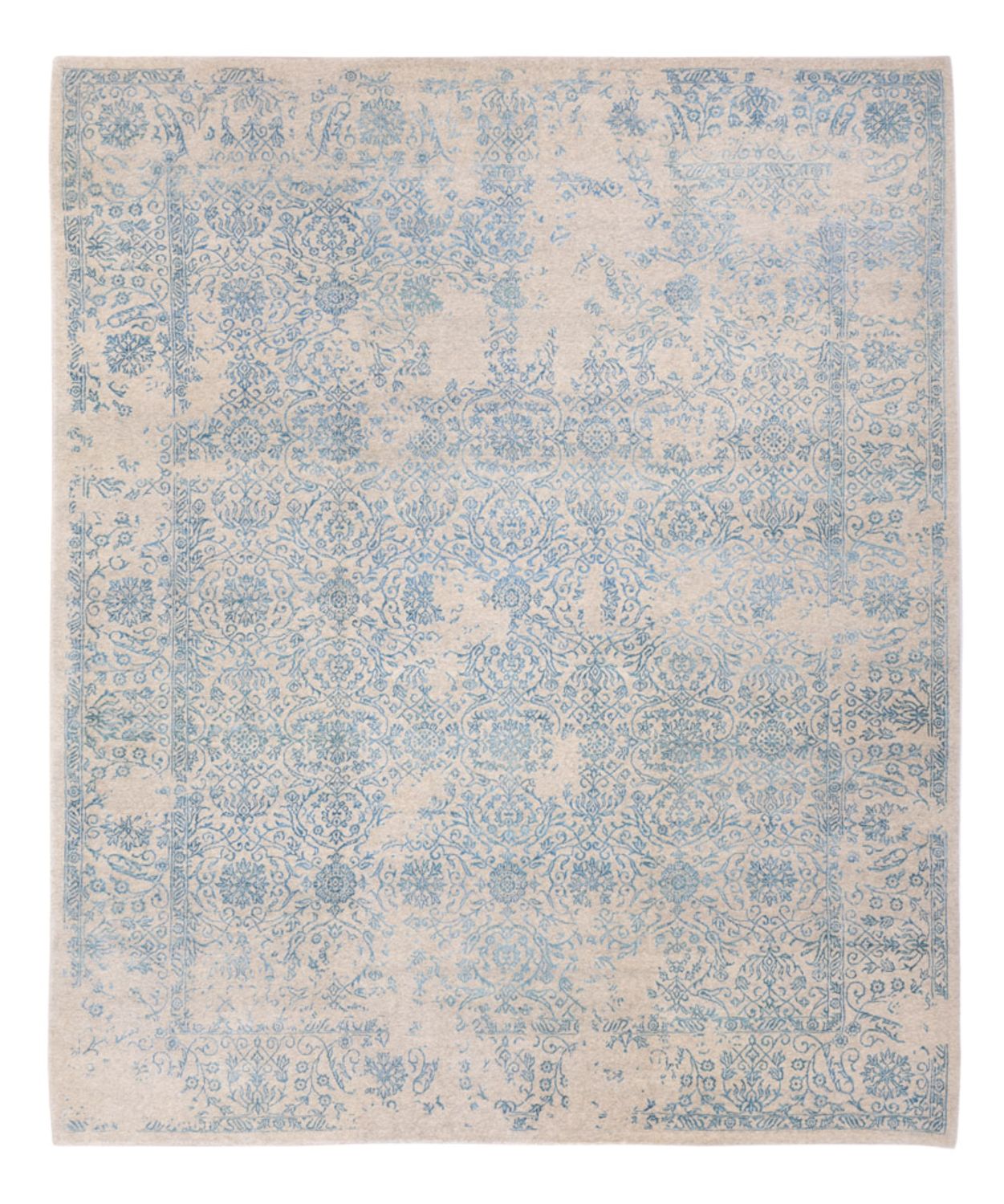 Alfombra de diseño - 289 x 241 cm - azul claro