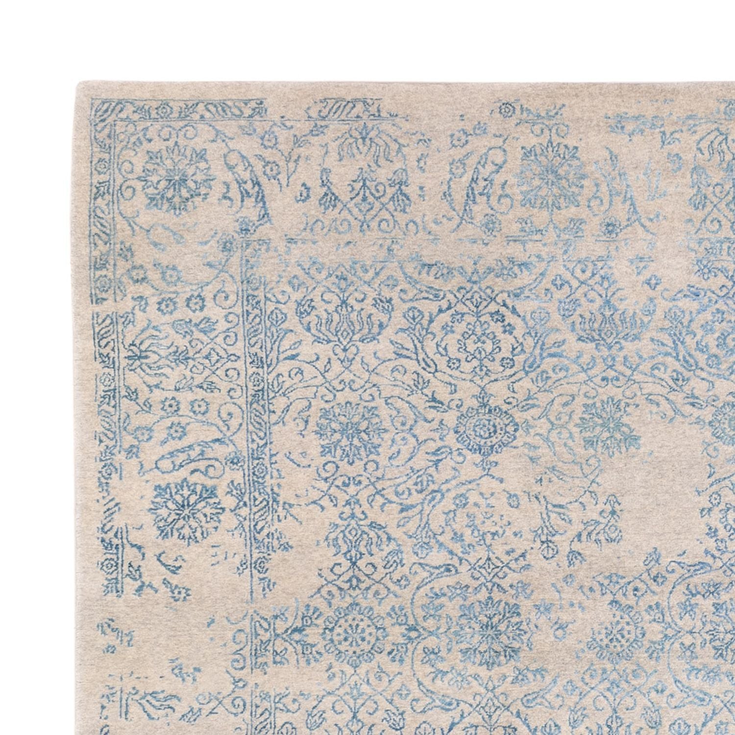 Alfombra de diseño - 289 x 241 cm - azul claro