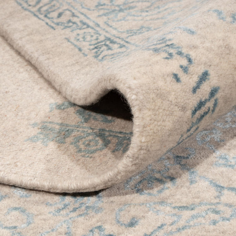 Alfombra de diseño - 289 x 241 cm - azul claro