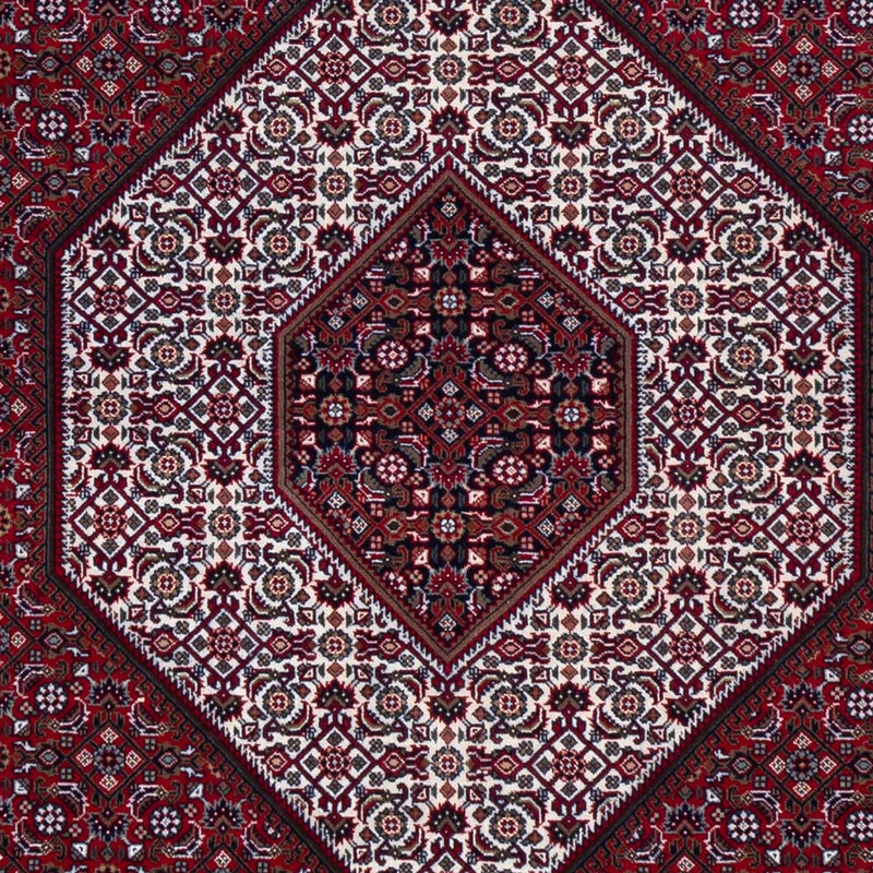 Alfombra oriental - Bidjar - Indus - 305 x 251 cm - rojo oscuro