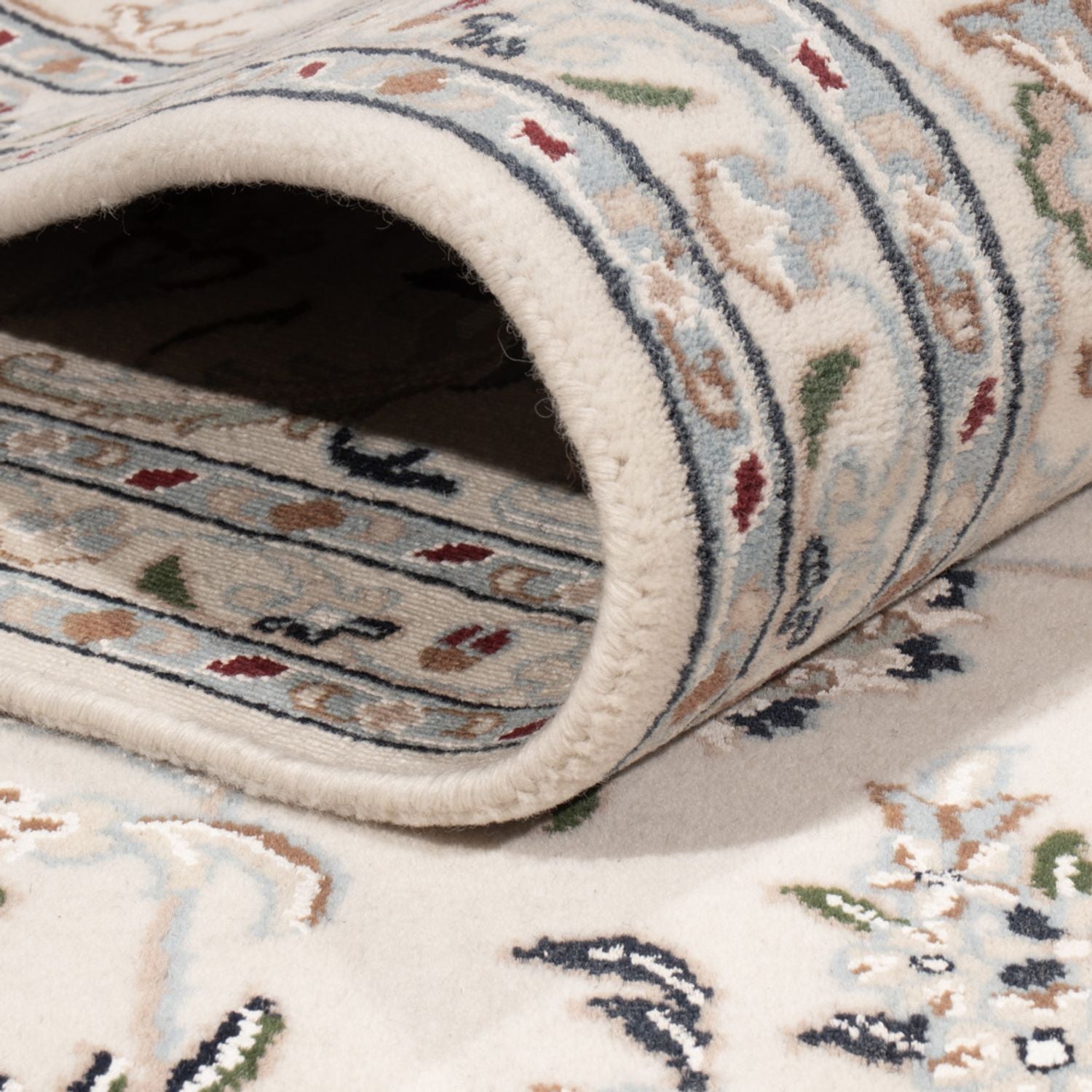 Alfombra oriental - Nain - Indus - 303 x 241 cm - blanco
