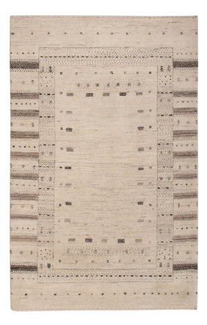 Alfombra Gabbeh - Loribaft Indus - 152 x 105 cm - crema