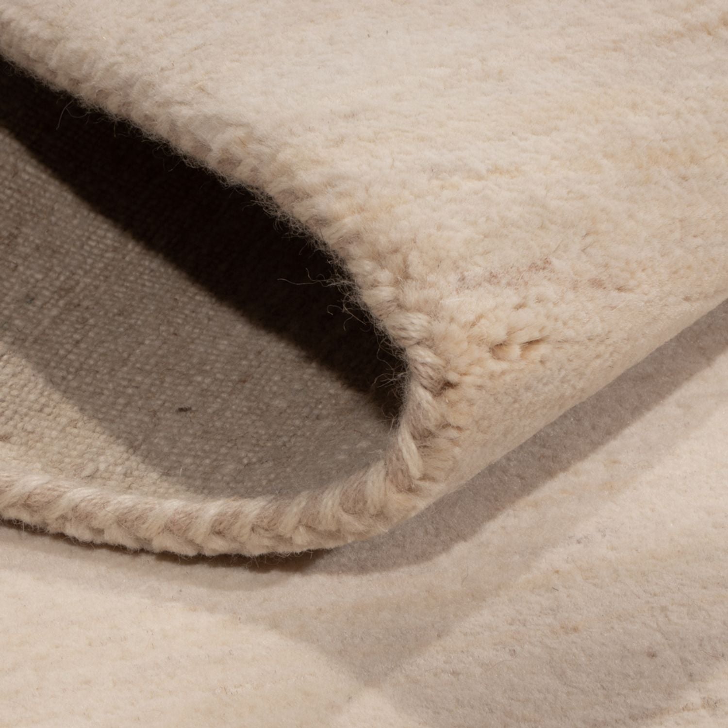 Alfombra Gabbeh - Loribaft Indus - 154 x 104 cm - crema