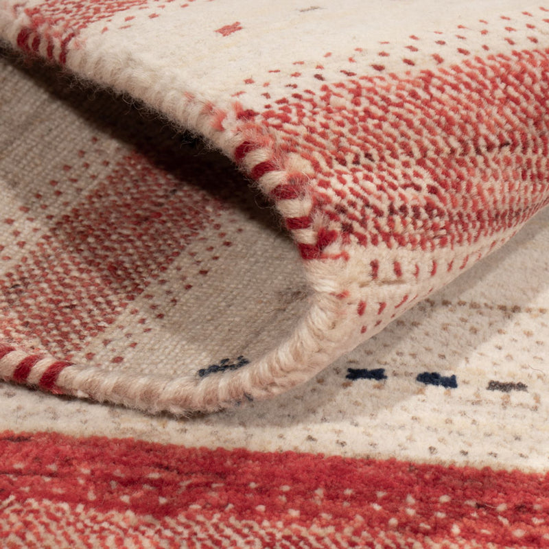 Alfombra Gabbeh - Loribaft Indus - 155 x 102 cm - beige