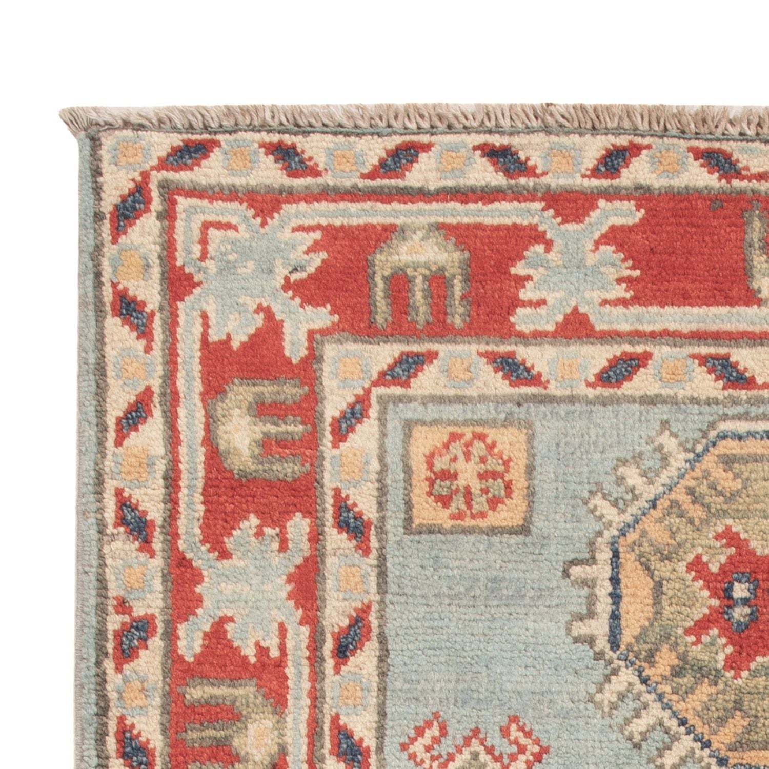 Alfombra Ziegler - Kazak - 96 x 60 cm - azul claro