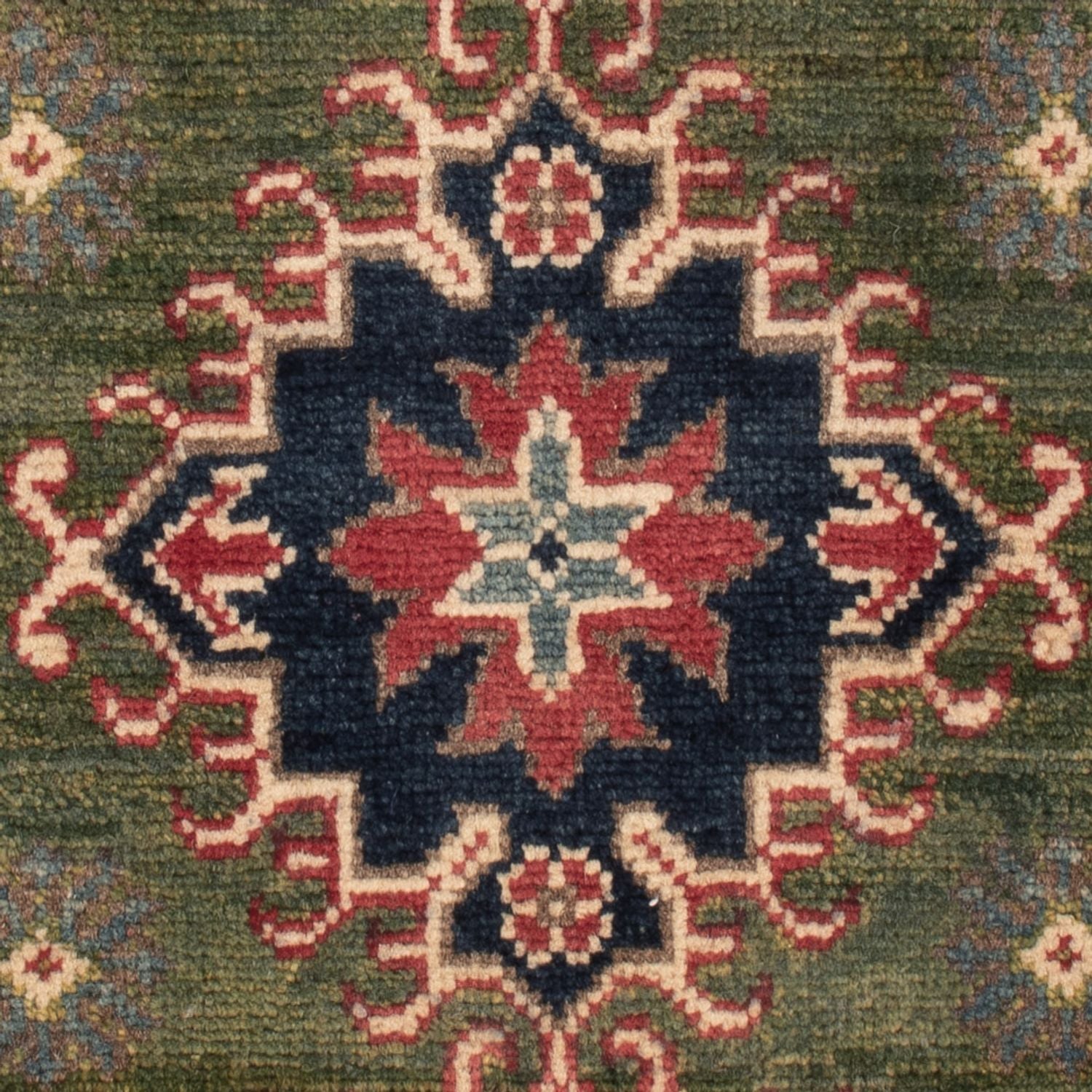 Alfombra Ziegler - Kazak - 94 x 60 cm - verde