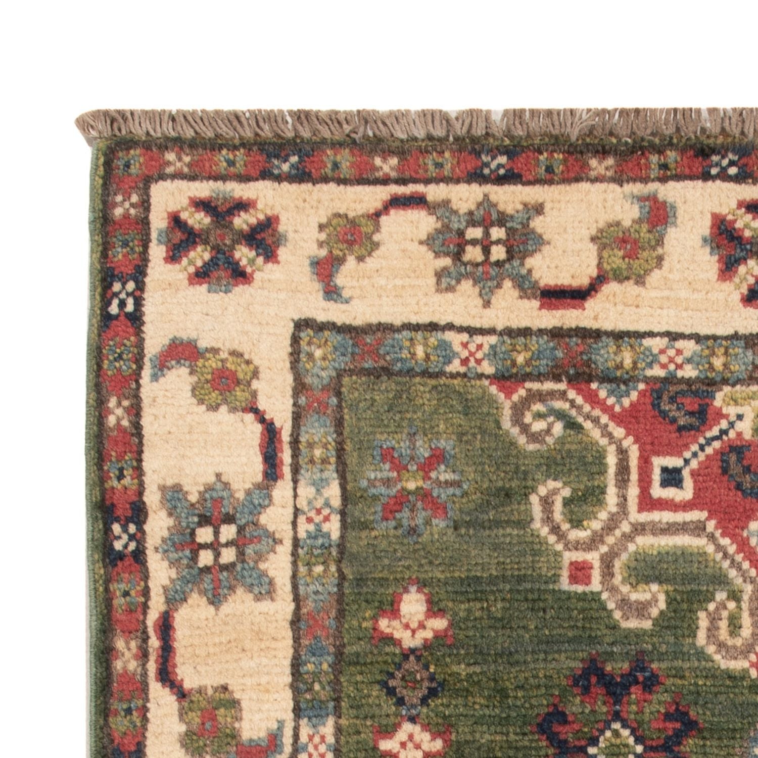 Alfombra Ziegler - Kazak - 94 x 60 cm - verde
