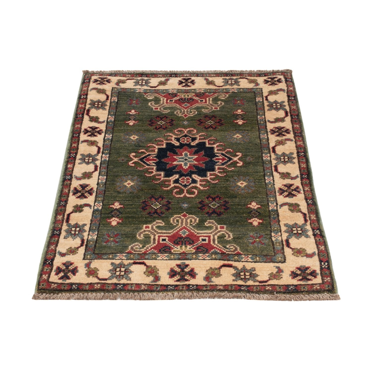 Alfombra Ziegler - Kazak - 94 x 60 cm - verde