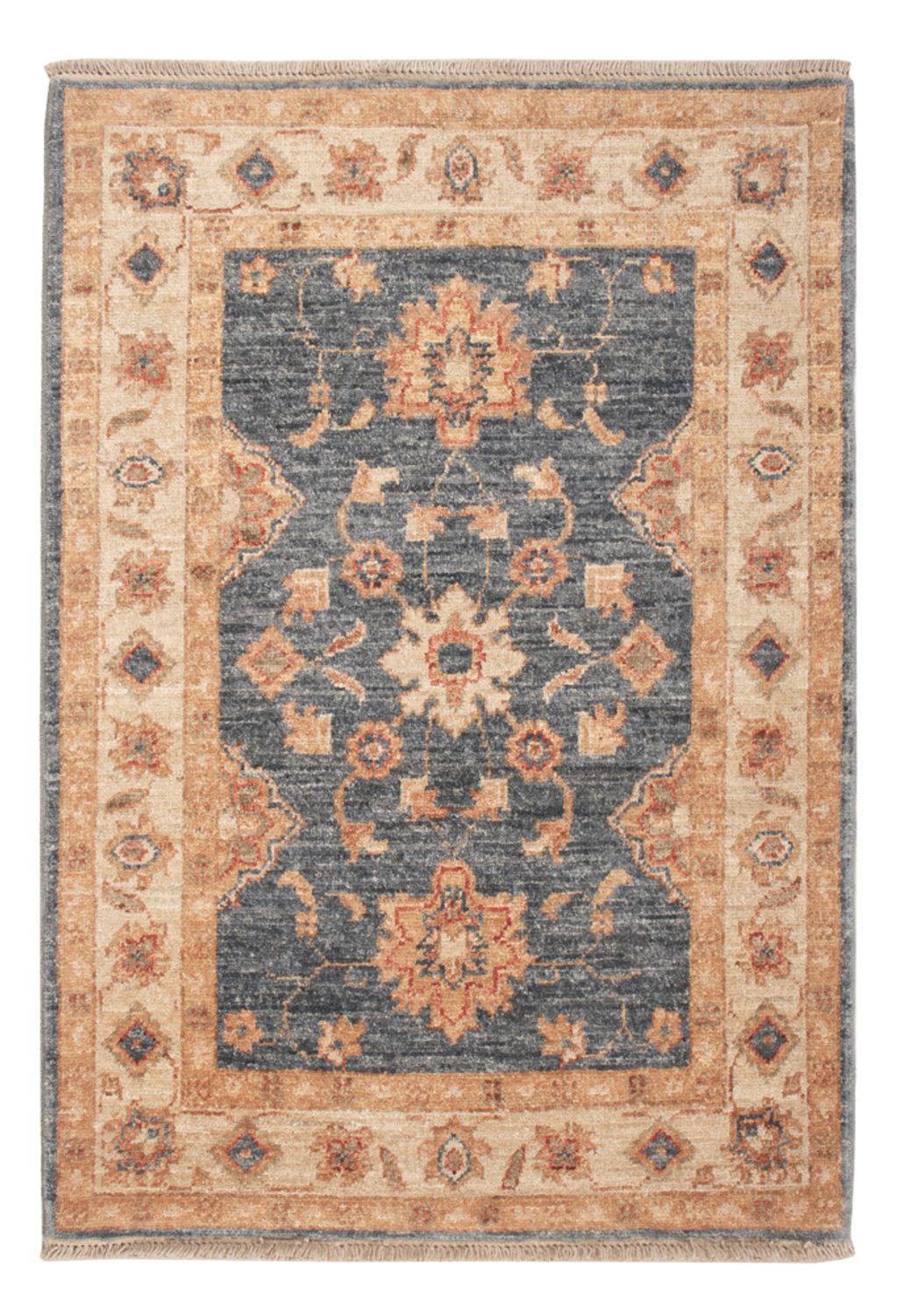 Alfombra Ziegler - 98 x 68 cm - azul oscuro