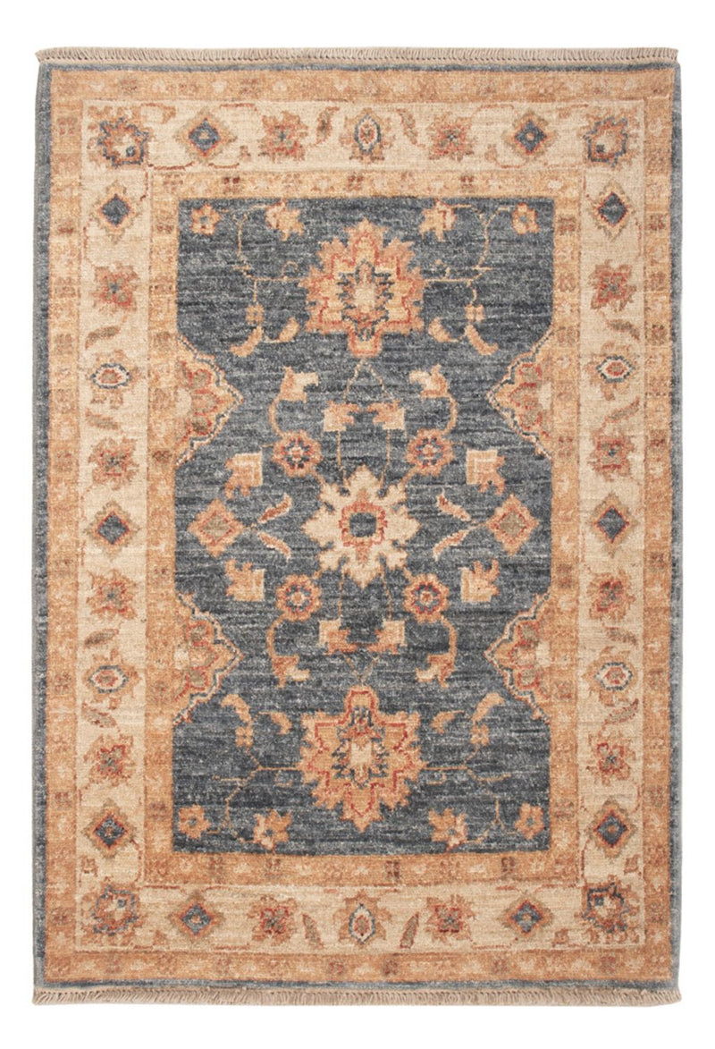 Alfombra Ziegler - 98 x 68 cm - azul oscuro