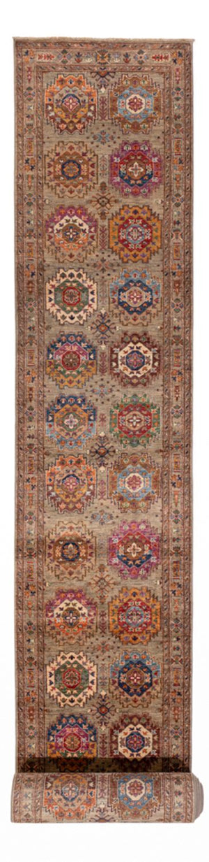 Alfombra de pasillo Alfombra Ziegler - Ariana - 922 x 82 cm - beige oscuro