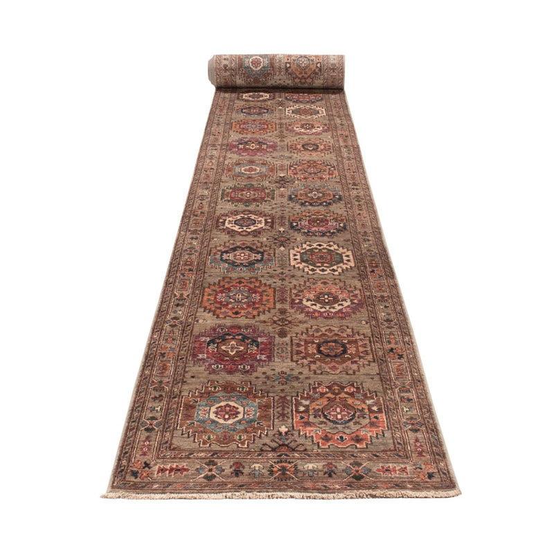 Alfombra de pasillo Alfombra Ziegler - Ariana - 922 x 82 cm - beige oscuro