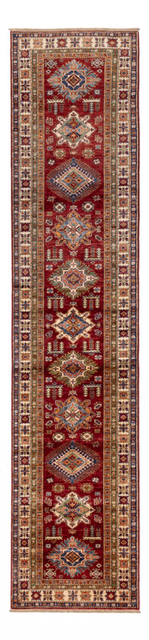Alfombra de pasillo Alfombra Ziegler - Kazak - 396 x 84 cm - rojo