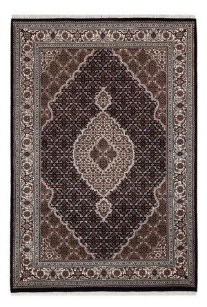 Alfombra oriental - Tabriz - 185 x 125 cm - beige oscuro