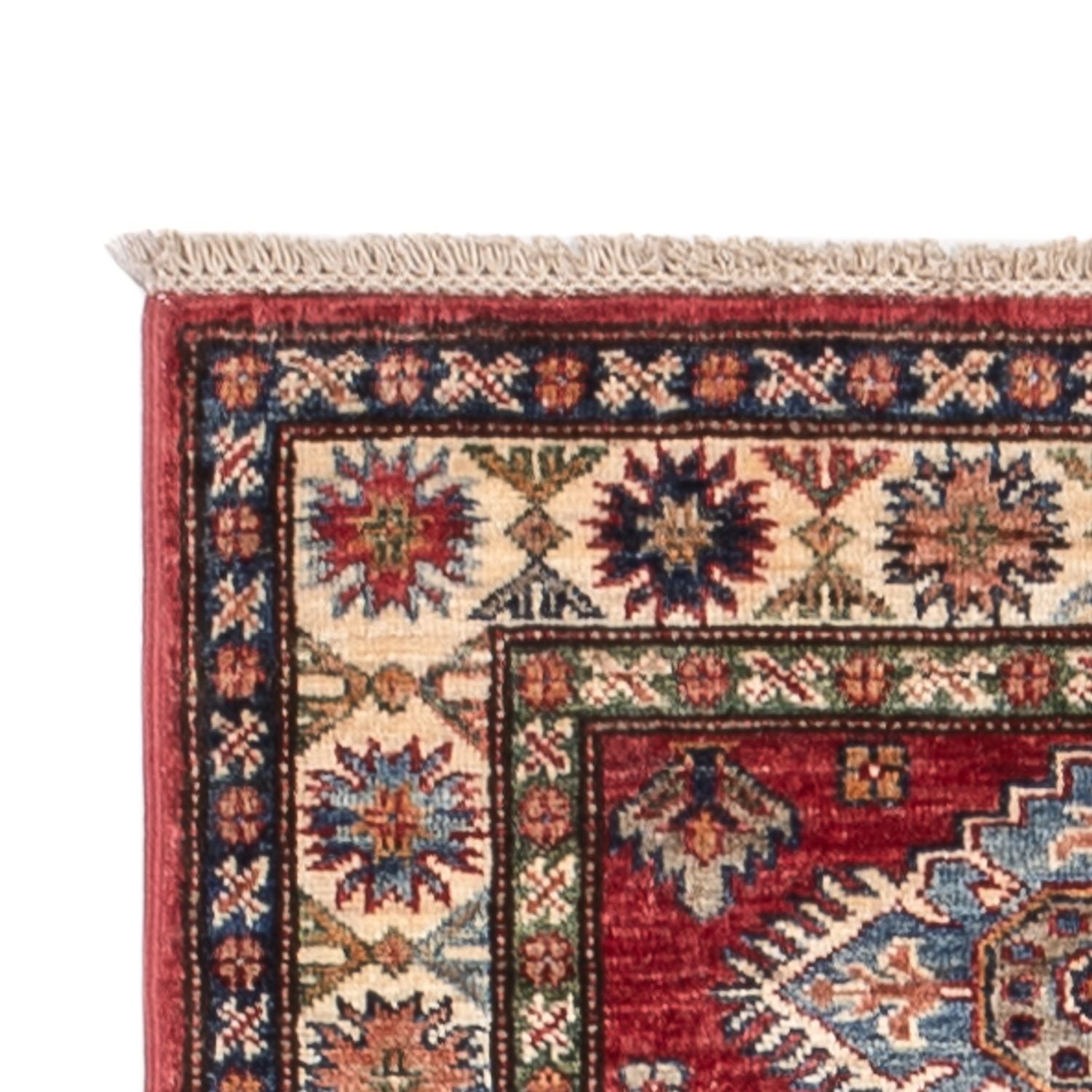 Alfombra de pasillo Alfombra Ziegler - Kazak - 245 x 77 cm - rojo