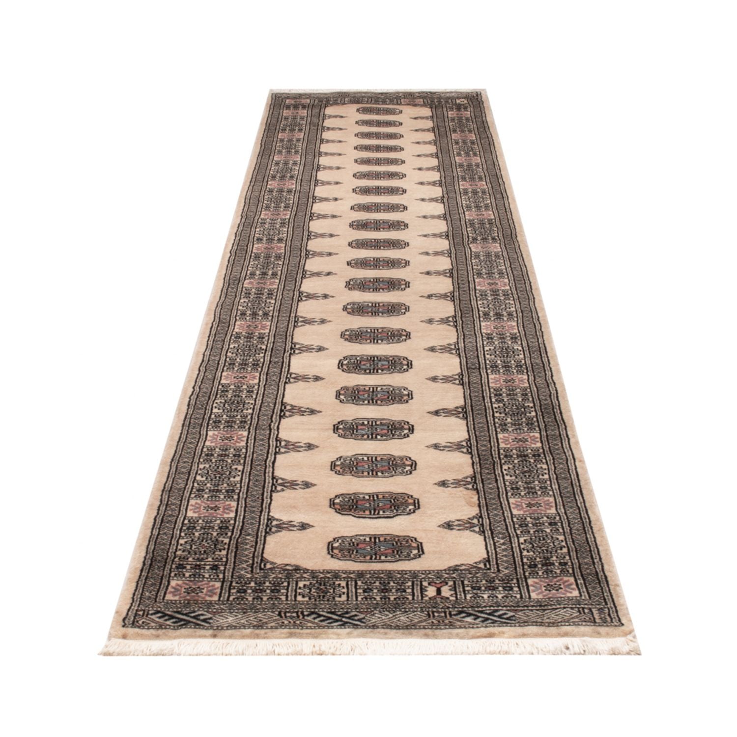 Alfombra de pasillo Alfombra Pakistani - 341 x 77 cm - beige