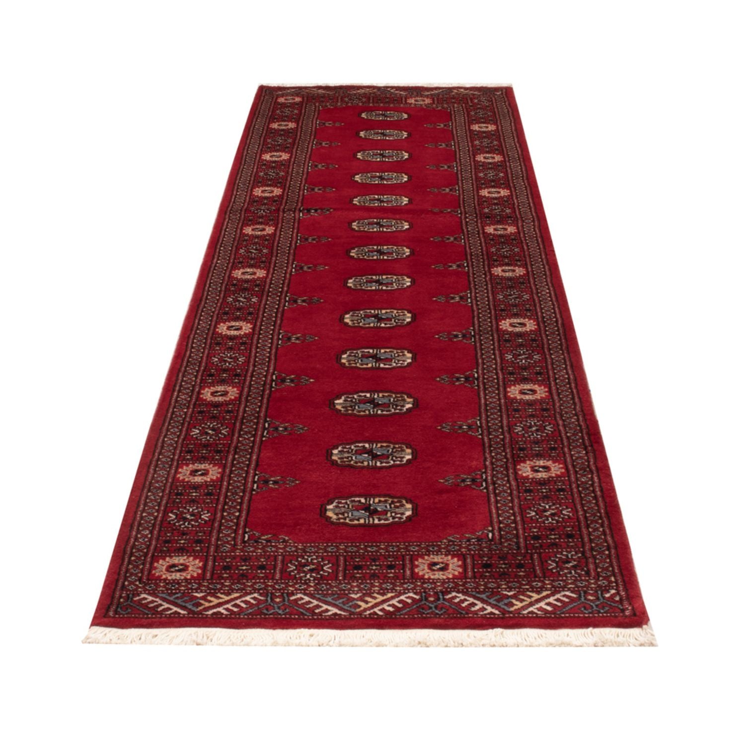 Alfombra de pasillo Alfombra Pakistani - 301 x 79 cm - rojo
