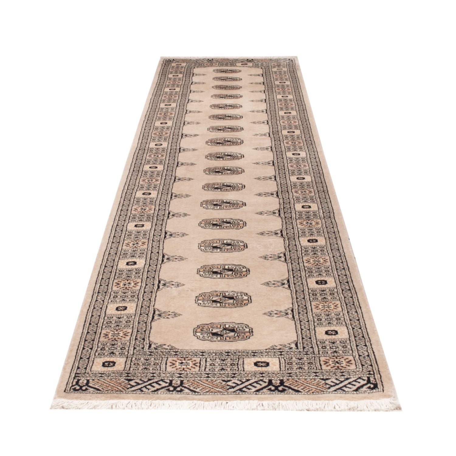 Alfombra de pasillo Alfombra Pakistani - 317 x 78 cm - beige