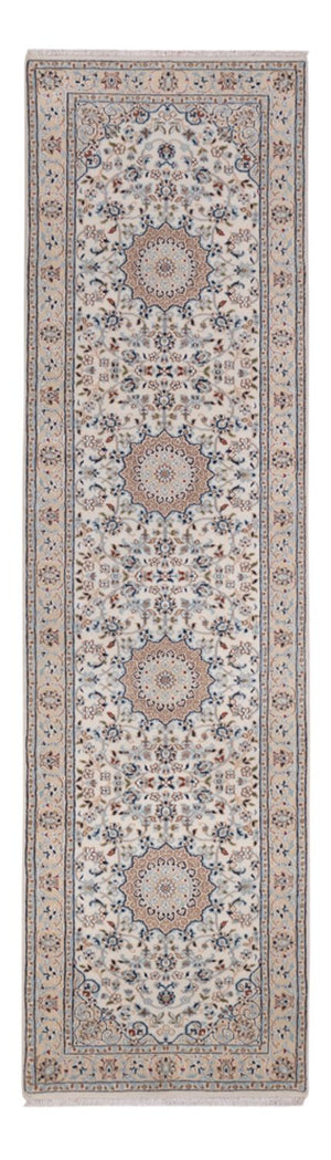Alfombra de pasillo Alfombra oriental - Nain - Indus - 307 x 80 cm - beige