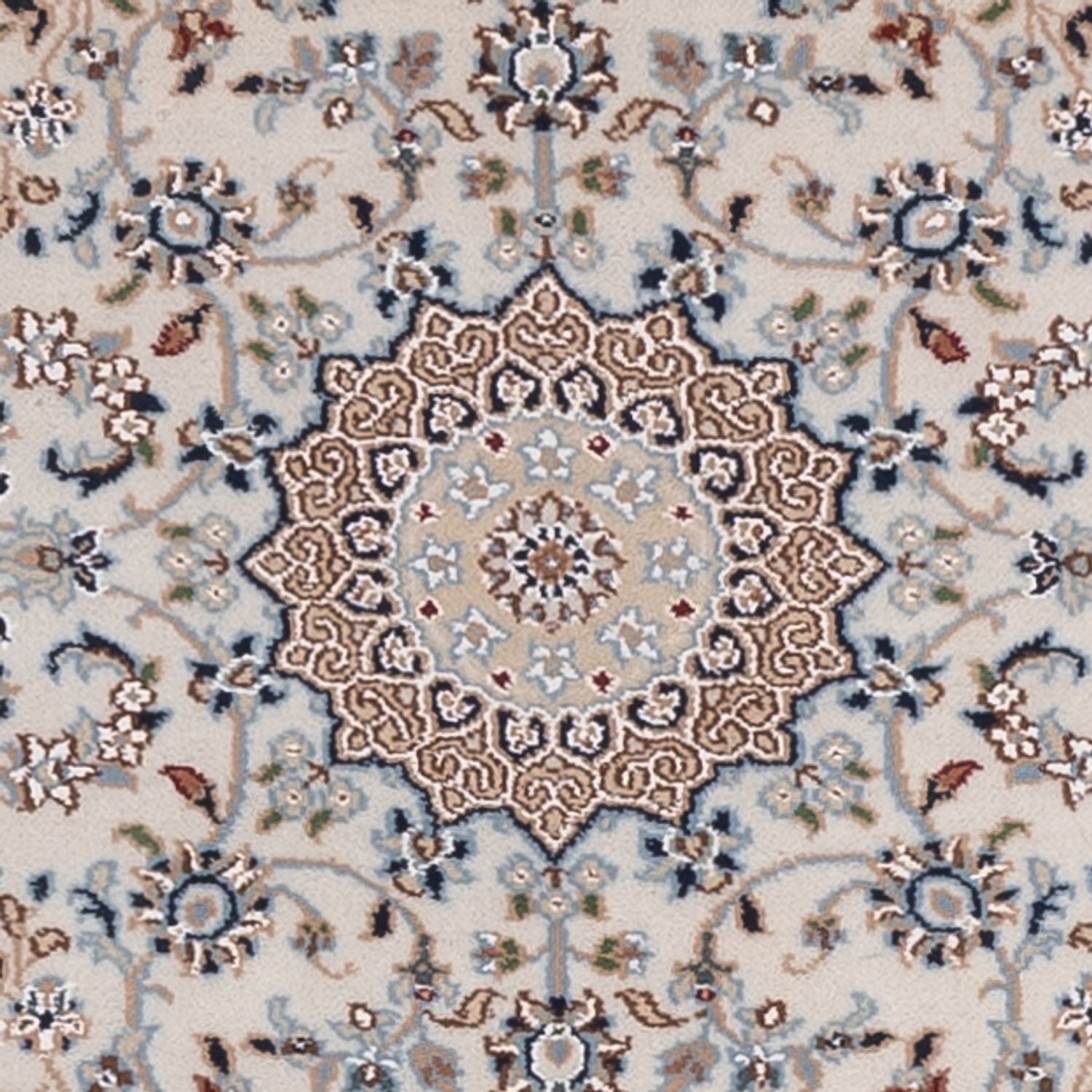 Alfombra de pasillo Alfombra oriental - Nain - Indus - 307 x 80 cm - beige