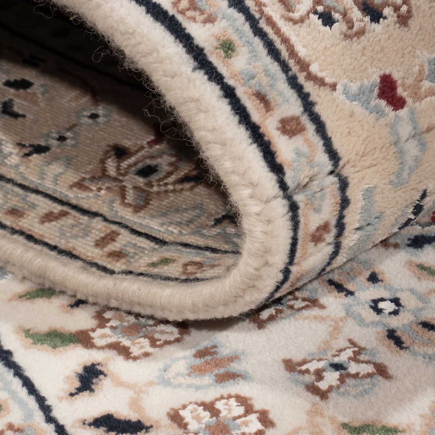 Alfombra de pasillo Alfombra oriental - Nain - Indus - 307 x 80 cm - beige